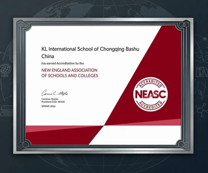 KLIS Earns NEASC Accreditation, Chongqing International School